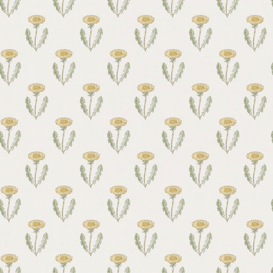 Sandberg Wallpaper - Maskrosen, Spring Green