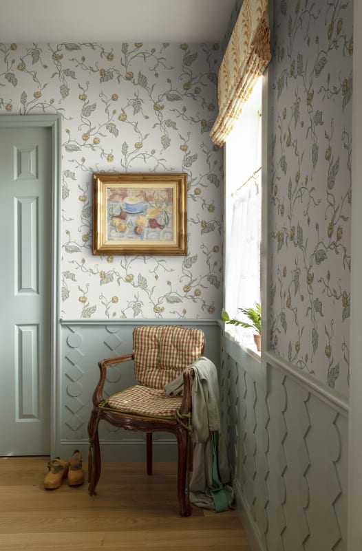 Sandberg Wallpaper - Elmire, Spring Green - S10147
