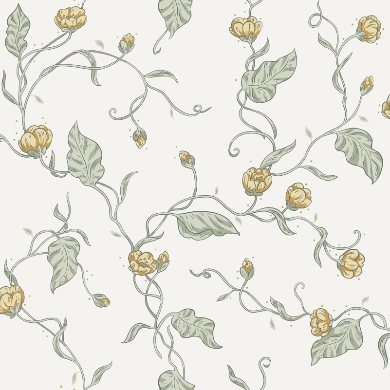 Sandberg Wallpaper - Elmire, Spring Green - S10147