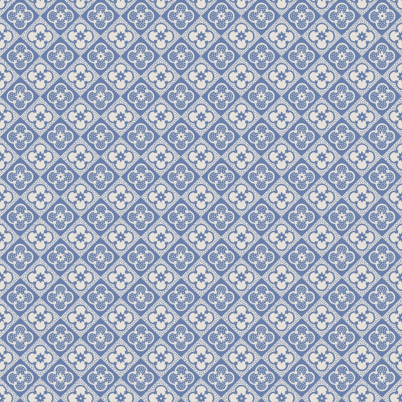 Papier peint Sandberg - Lyckan, Saphir - S10150