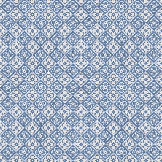 Sandberg Wallpaper - Lyckan, Sapphire - S10150