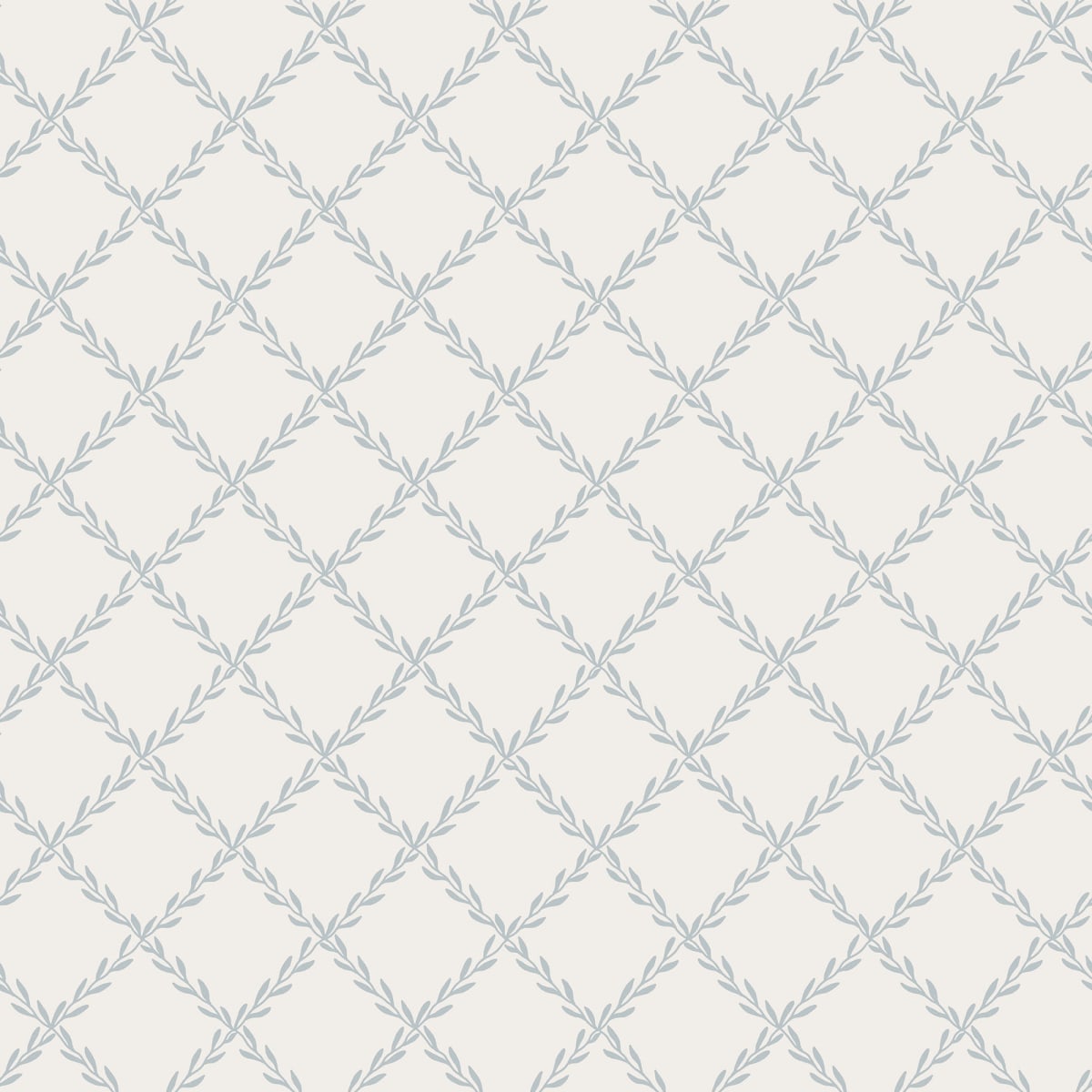 Sandberg Wallpaper - Trellis, Misty Blue