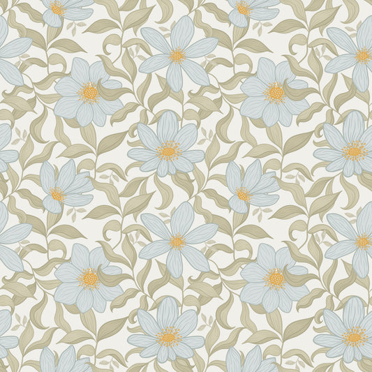Papier peint gris d'été - Fredrik - Lac