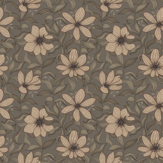 Papier peint Summer Gray - Fredrik - Taupe
