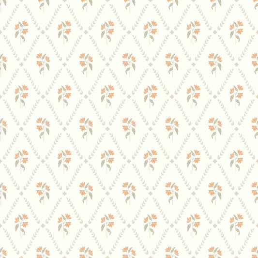 Papier peint gris d'été - Eline - Printemps