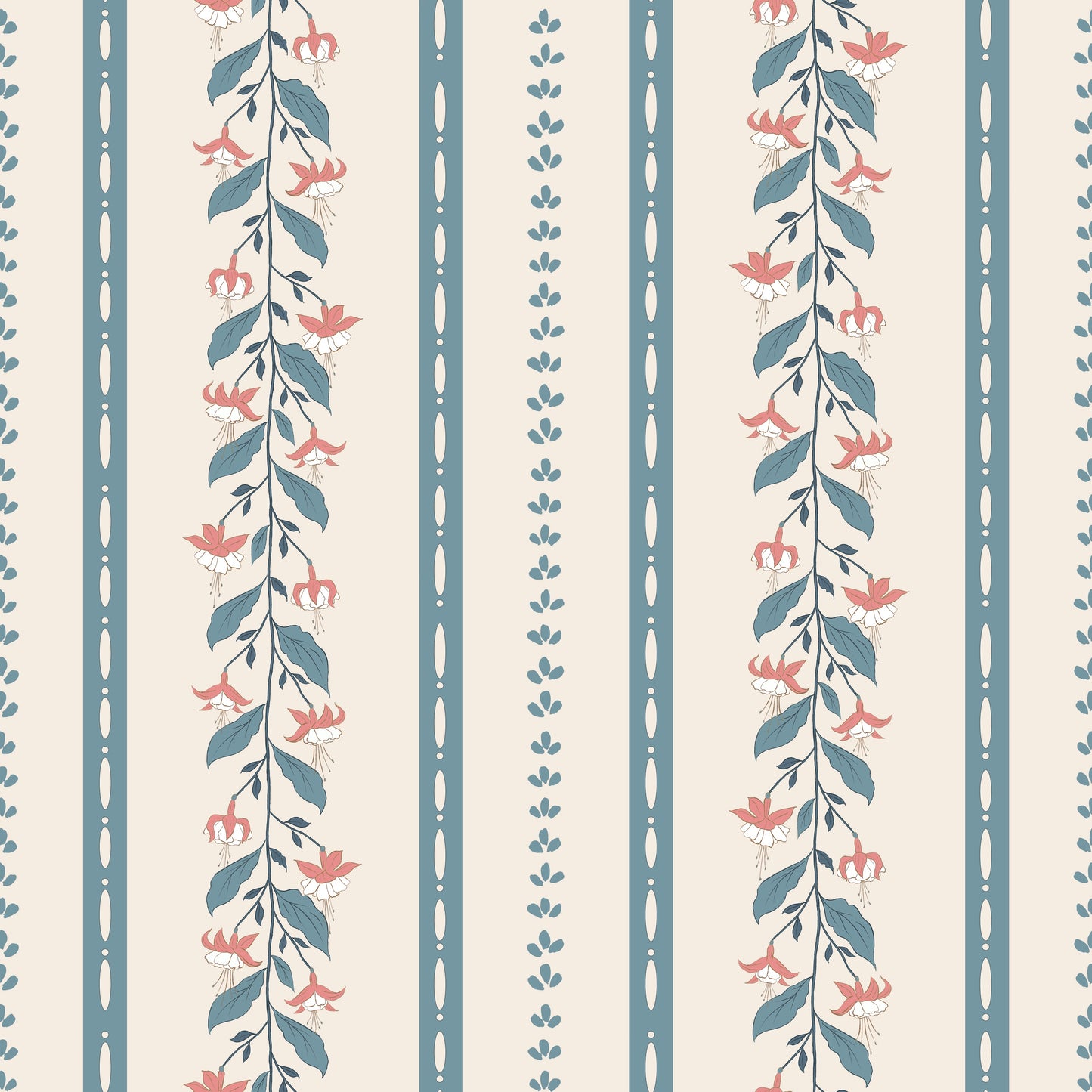 Wallpaper Stripes - Luna - Navy