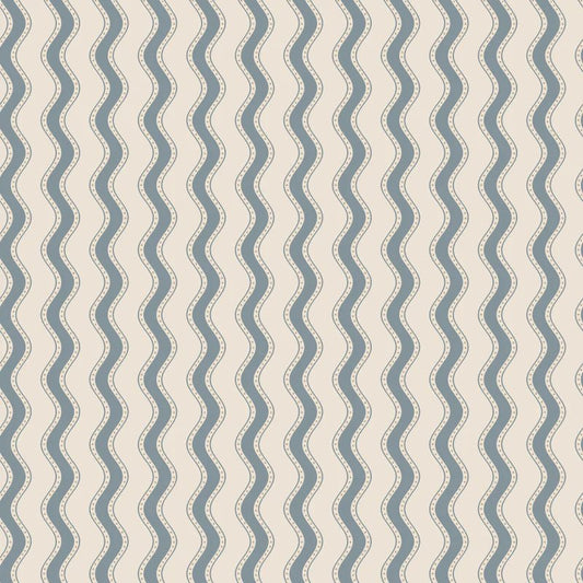 Sandberg Wallpaper - Erik - Indigo Blue