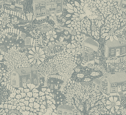 Papier peint Midbec - Bygga Bo 63005 - Bleu