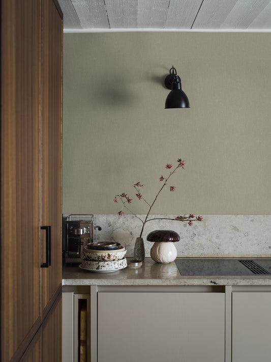 Papier peint Borastapeter - Lin - Olive doux