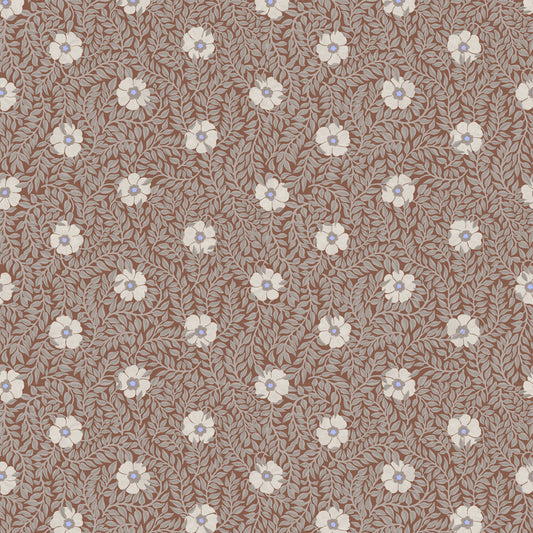 Summer Gray Wallpaper - Kicki - Terracota