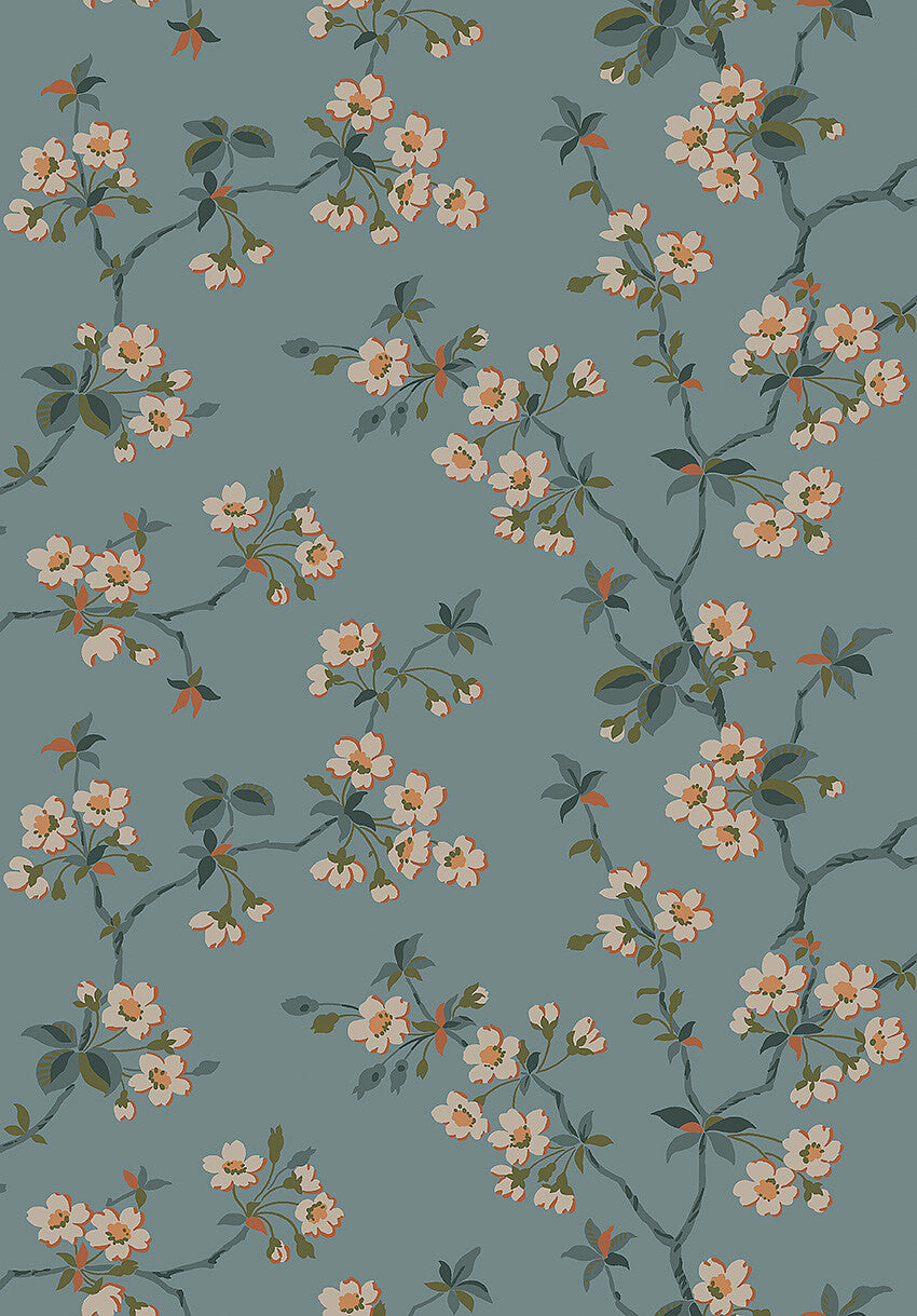 Borastapeter Wallpaper - Tradgardsstaden - Blue
