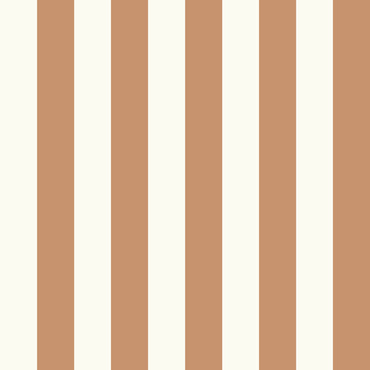Papier peint rayures - Ventnor - Camel
