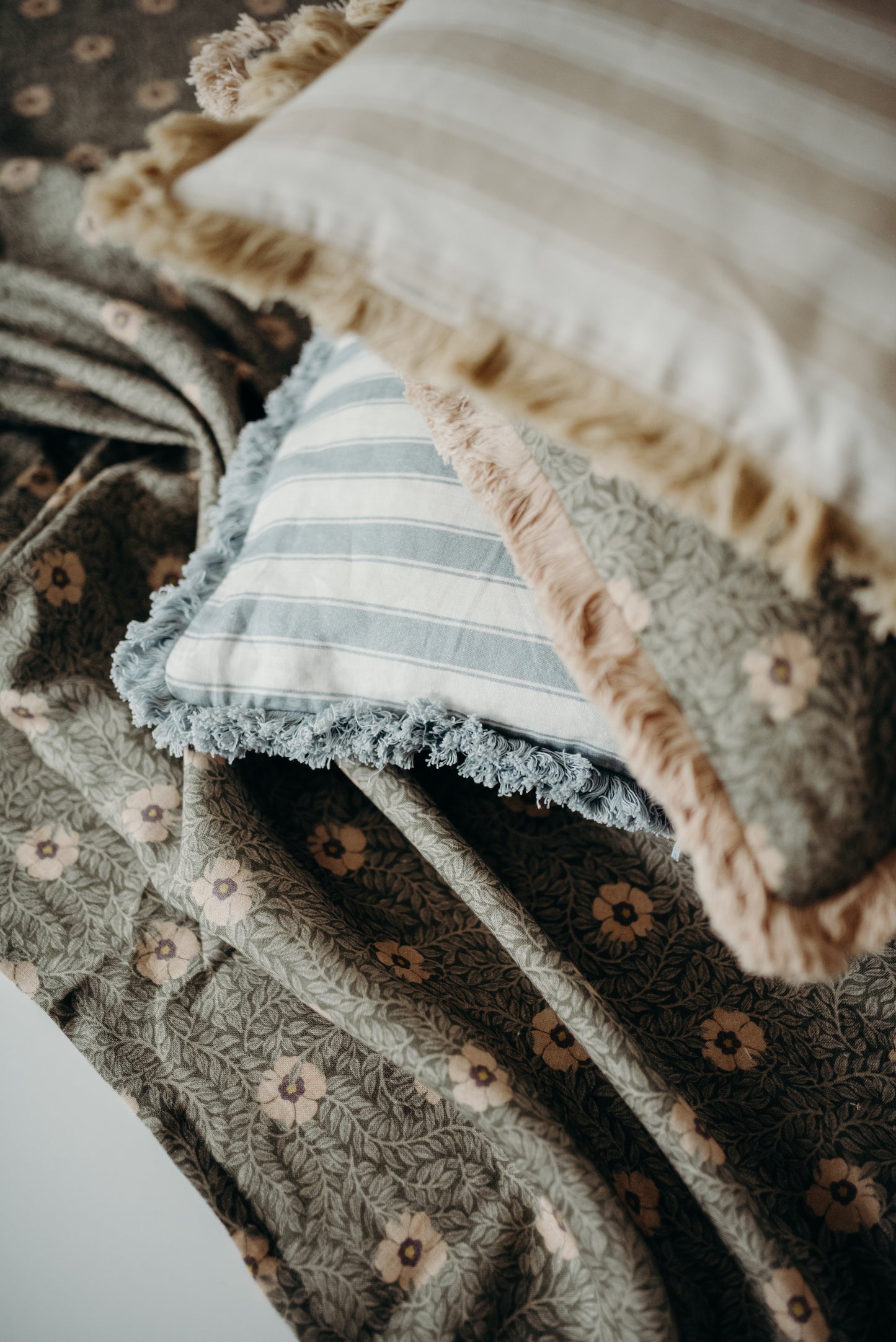 Linen Cushion Cover - Summer Gray - Kicki