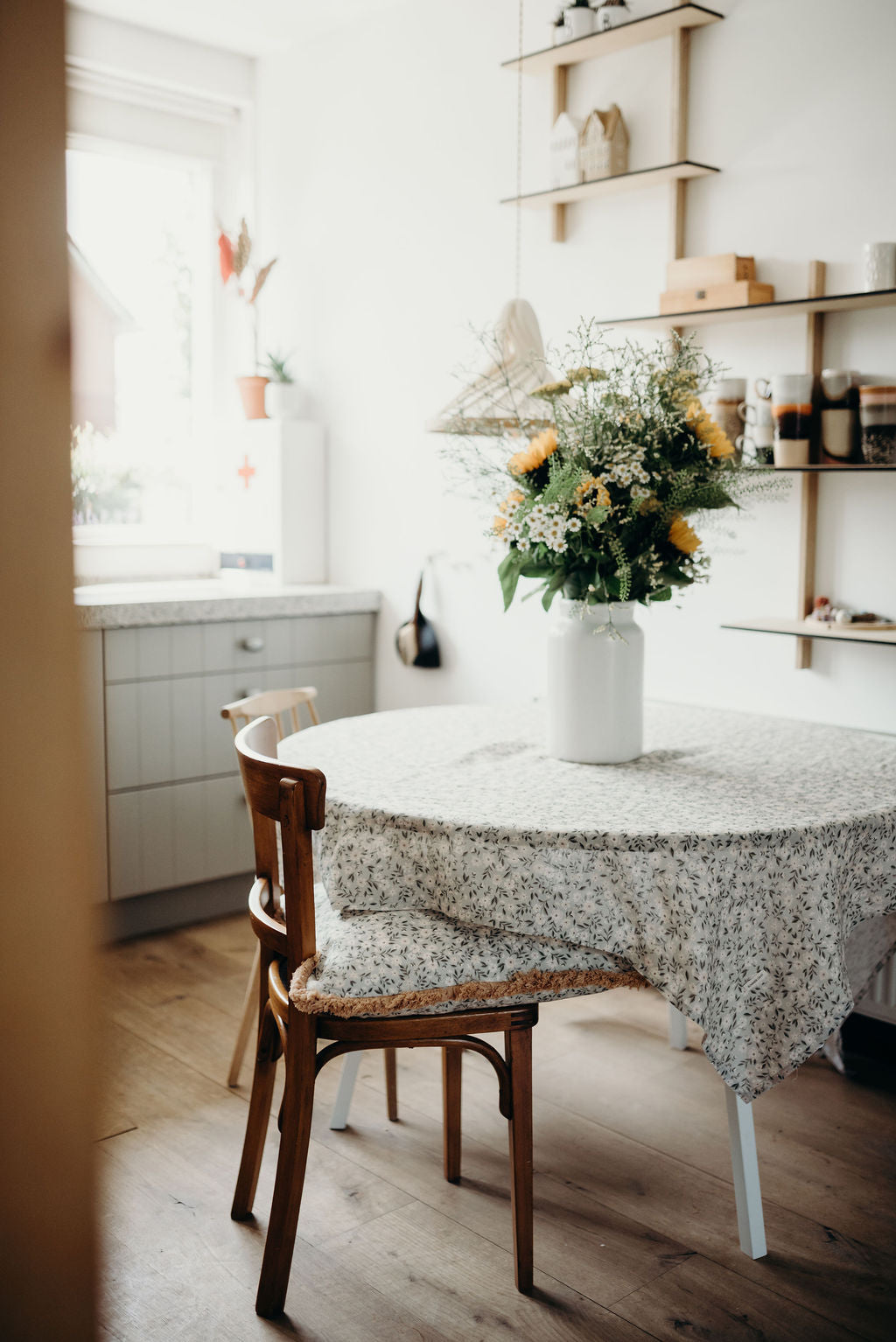 Nappe en lin - Summer Gray - Freja Meadow