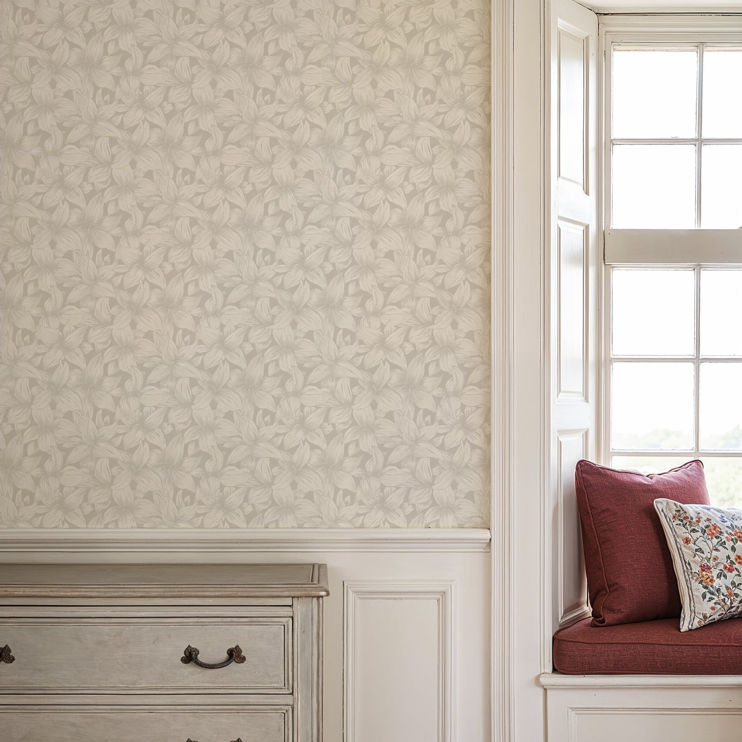 Summer Gray Wallpaper - Folia - Soft Sand