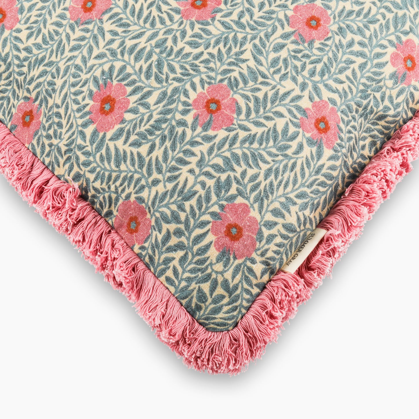 Housse de coussin en lin - Gris d'été - Kicki Rose