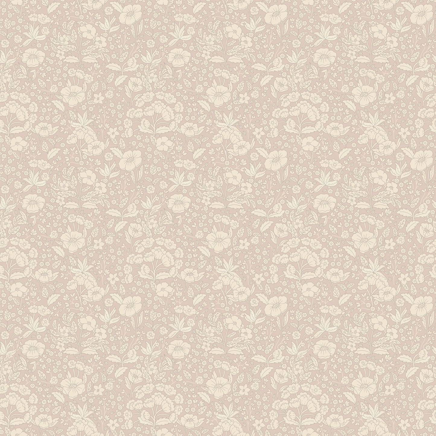 Papier peint autocollant - Doris - Rose poussiéreux