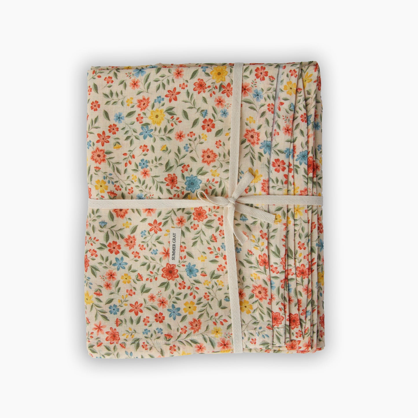 Nappe en lin - Summer Gray - Freja Confetti