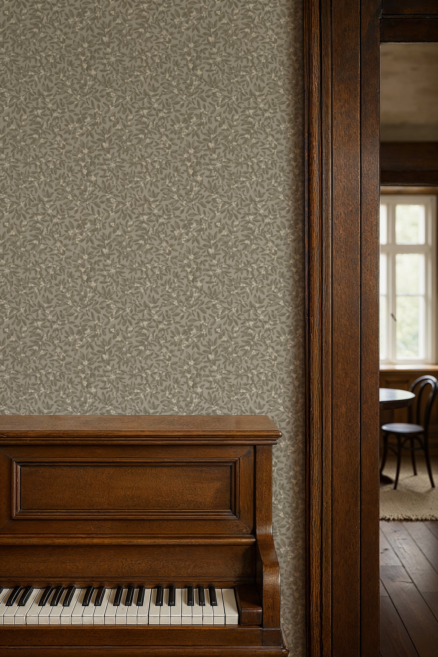 Summer Gray Wallpaper - Junia -  Pale Taupe