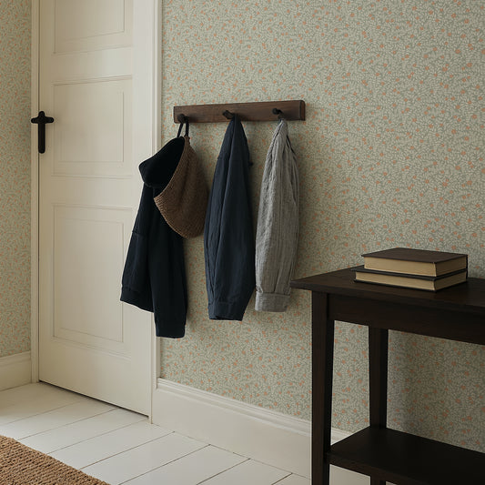 Summer Gray Wallpaper - Lief - Misty Blue