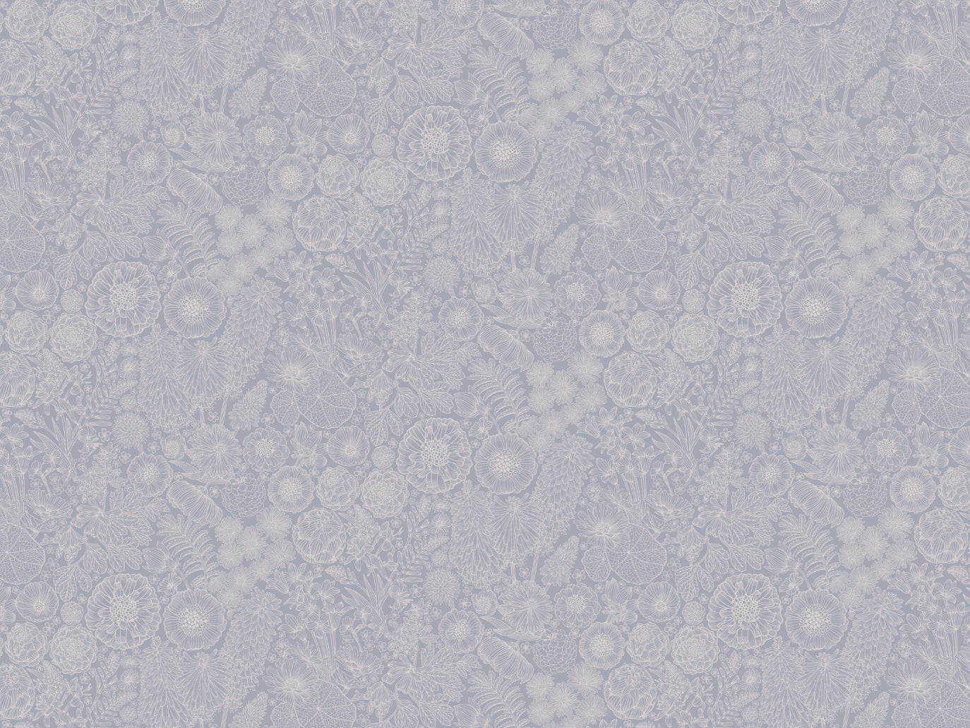 Papier peint gris d'été - août - bleu