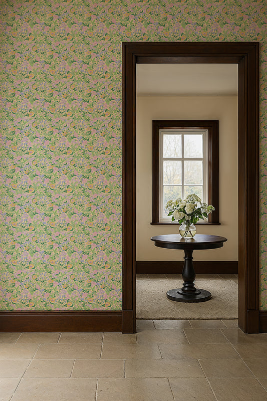 Summer Gray Wallpaper - Lola, Petit - Lemon