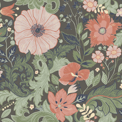 Papier peint Midbec - Victoria - Gris 13107