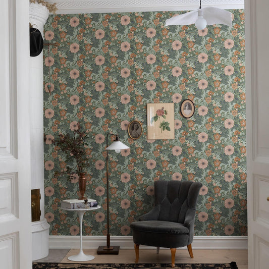 Papier peint Midbec - Victor Garden - Vert 13113