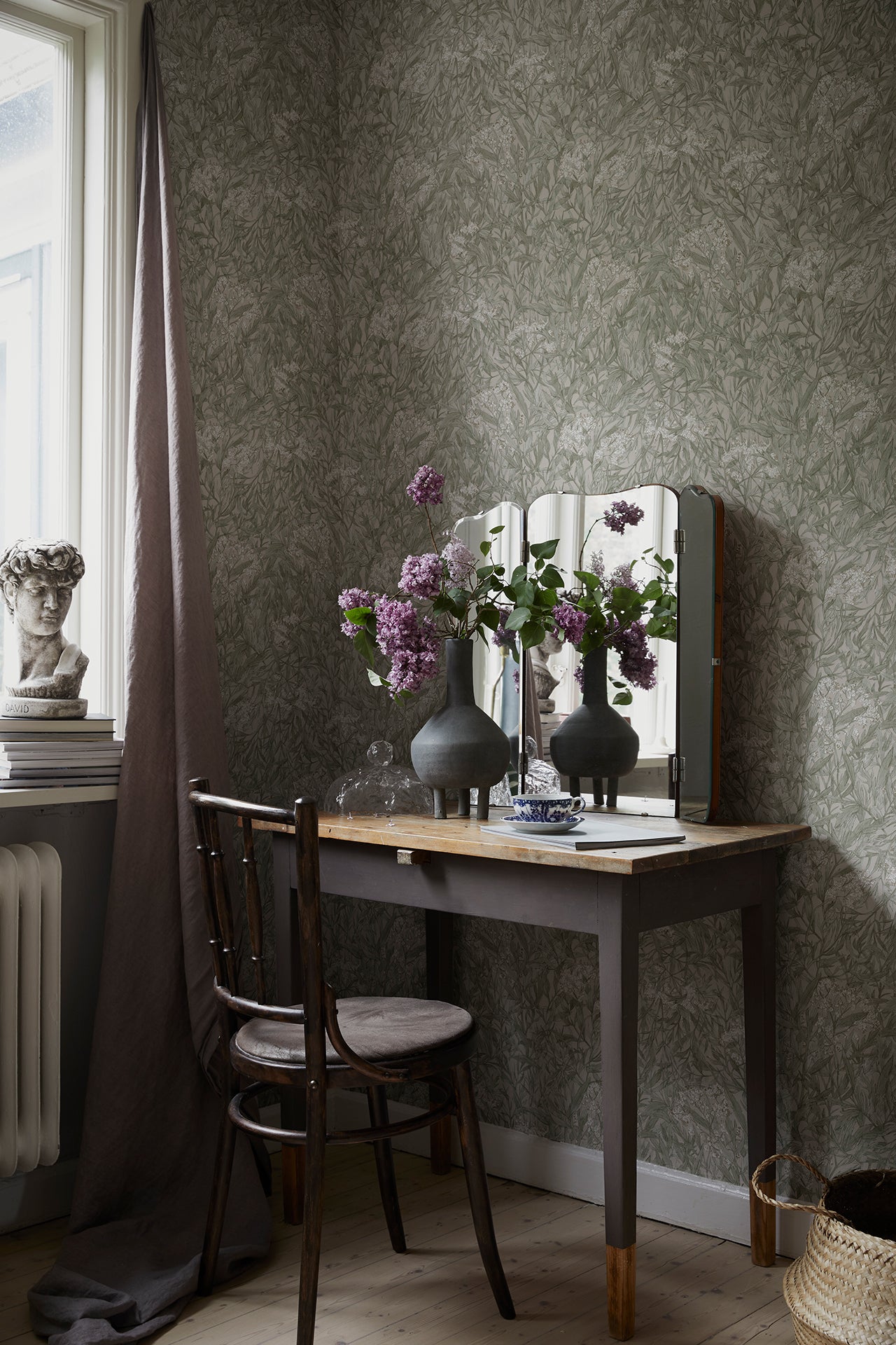 Sandberg Wallpaper - Malin Sage Green