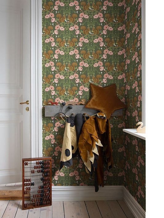 Papier peint Midbec - Kurre - vert foncé