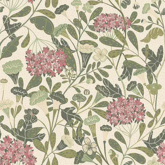 Midbec wallpaper - Hybbe  - Pink