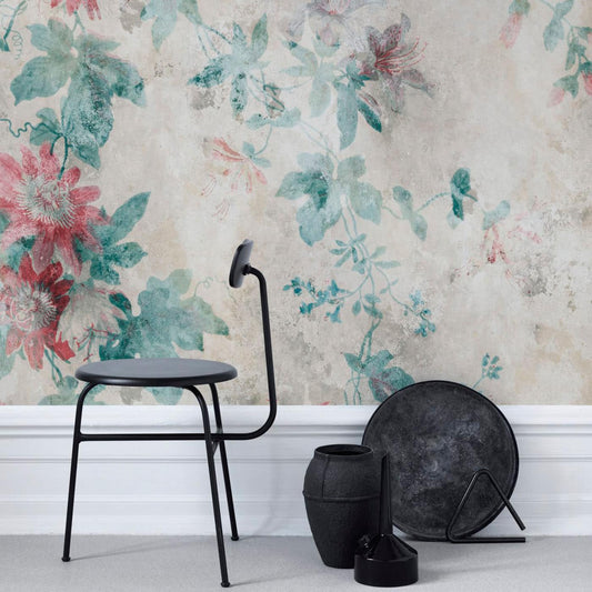 Papier peint Sandberg - Passion fanée beige (Fresque)