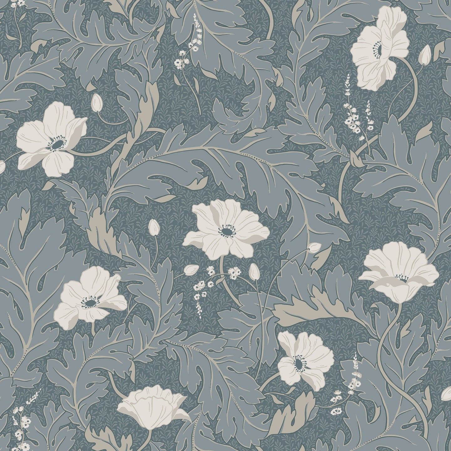 Papier peint Sandberg - Charlotta Petrol