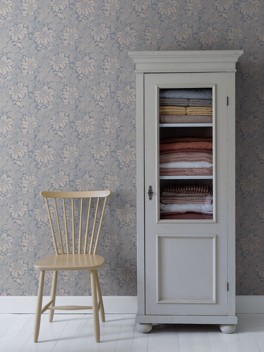 Borastapeter Wallpaper - Acanthus - Blue