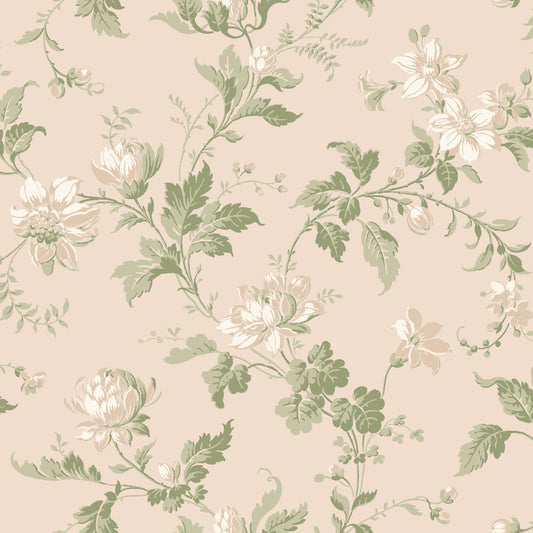 Papier peint Borastapeter - Blomslinga - Rose
