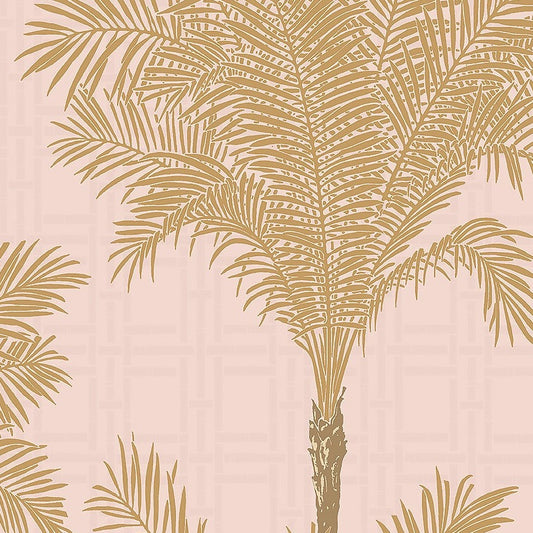 Borastapeter - Arbre Copacabana - Fond Rose