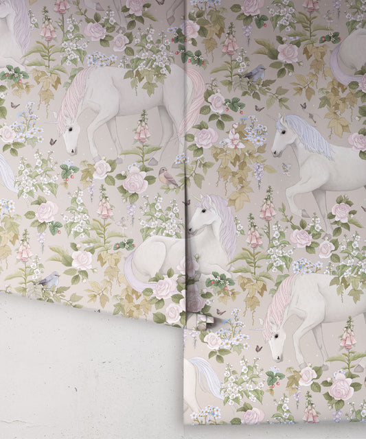Papier peint pour chambre d'enfant - Champ de rêves par Fleur Harris - Pierre qui saute
