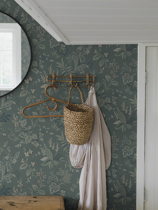 Papier peint Borastapeter - Folklore 3265 - Vert