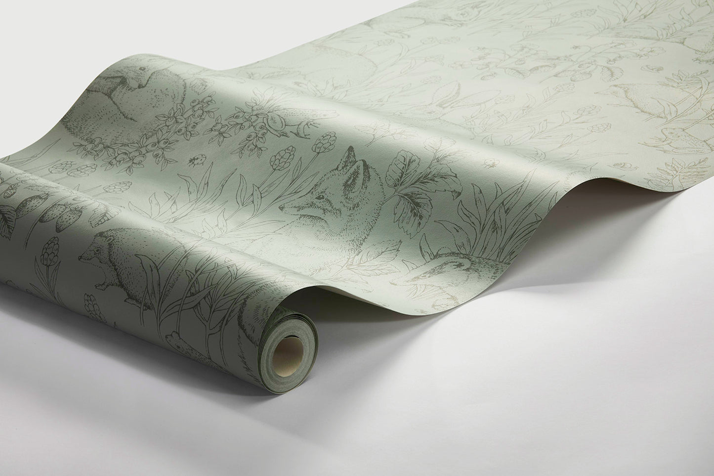 Papier peint Borastapeter - Amis de la forêt - Vert et noir