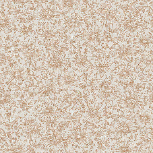 Papier peint Borastapeter - Gabriella 3973 Brun rouillé