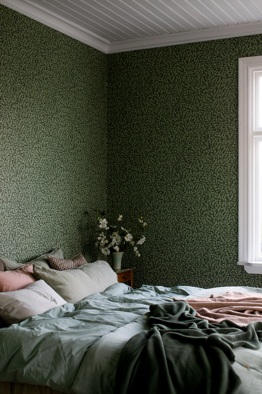 Borastapeter Wallpaper - Hazel 7663 - Dark Green