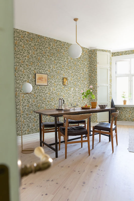 Papier peint Midbec - Pirum - Vert 13105