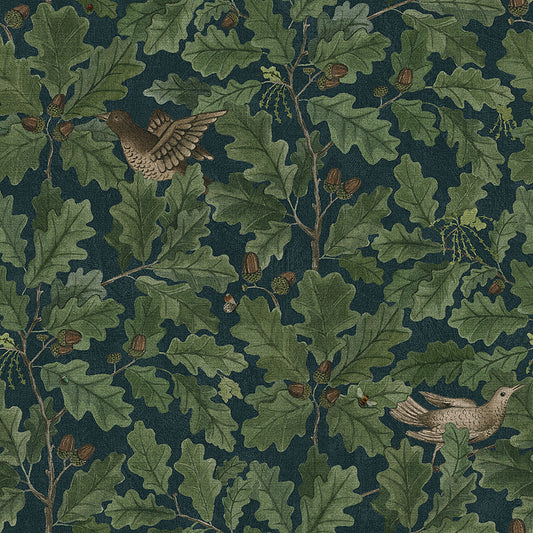 Papier peint Borastapeter - Dans le chêne - Bleu