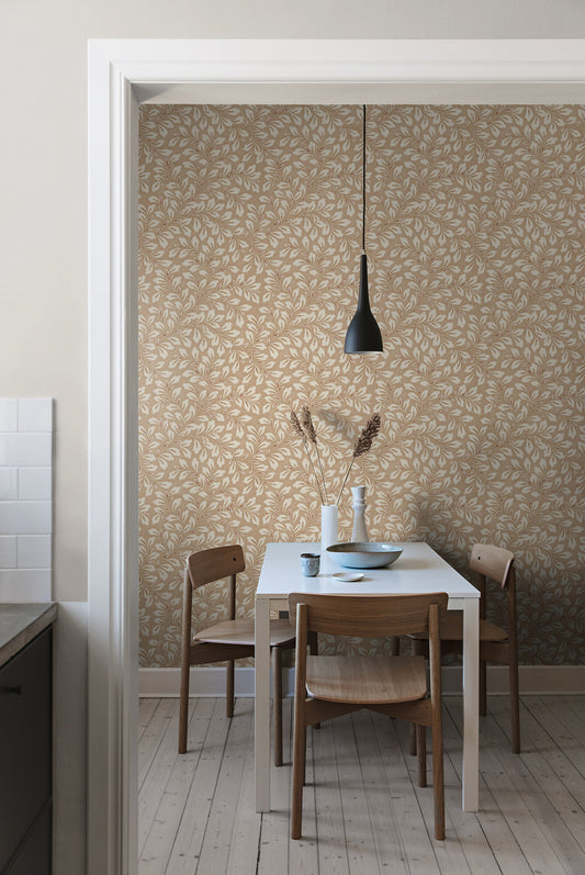 Papier peint Borastapeter - Liv 7430 - Terracotta & Beige