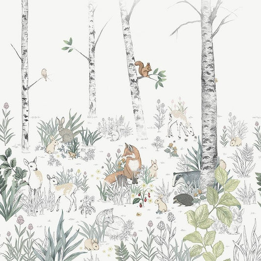 Papier peint Borastapeter - Forêt magique - Fresque murale
