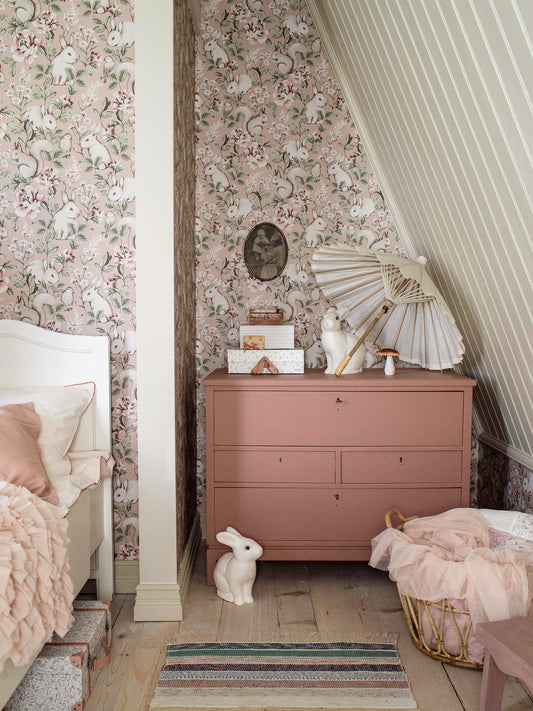 Papier peint Borastapeter - Forêt magique - Rose