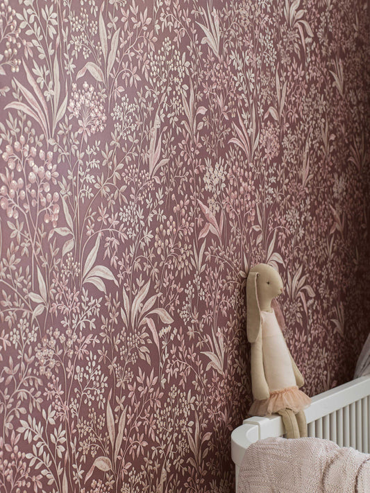 Papier peint Borastapeter - Nocturne 7268 - Rose