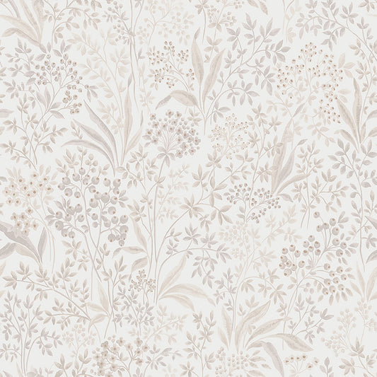 Borastapeter Wallpaper - Nocturne 7269 - White