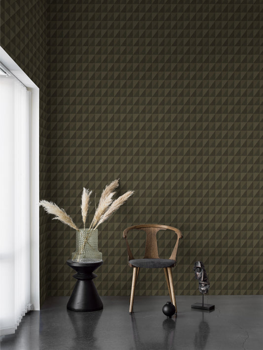 Borastapeter Wallpaper -  Plaza - Dark Green
