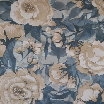 Coquelicots pour Marlene - Bleu Poussiéreux (Échantillon)